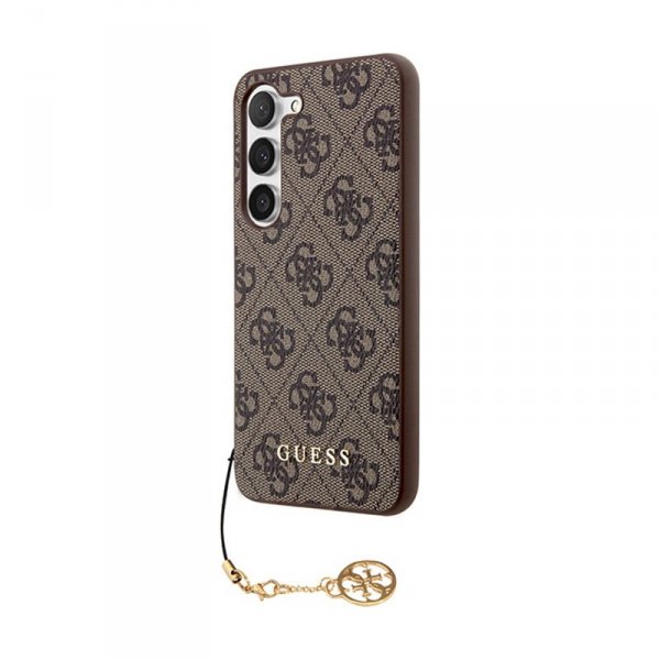 Guess 4G Charms Collection - Etui Samsung Galaxy A55 5G (brązowy)
