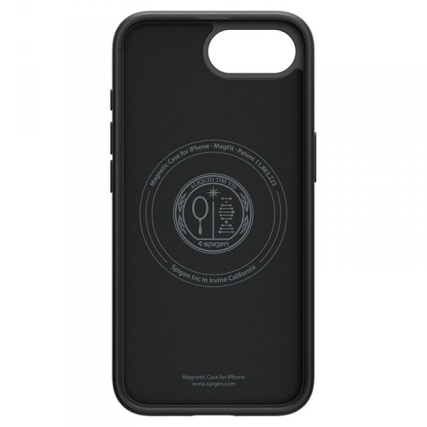 Spigen Liquid Air Mag MagSafe - Etui do iPhone 16e (Matte Black)