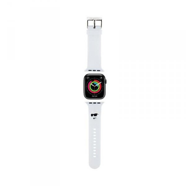 Karl Lagerfeld 3D Rubber Choupette Head NFT - Pasek do Apple Watch 42/44/45/49 mm (biały)