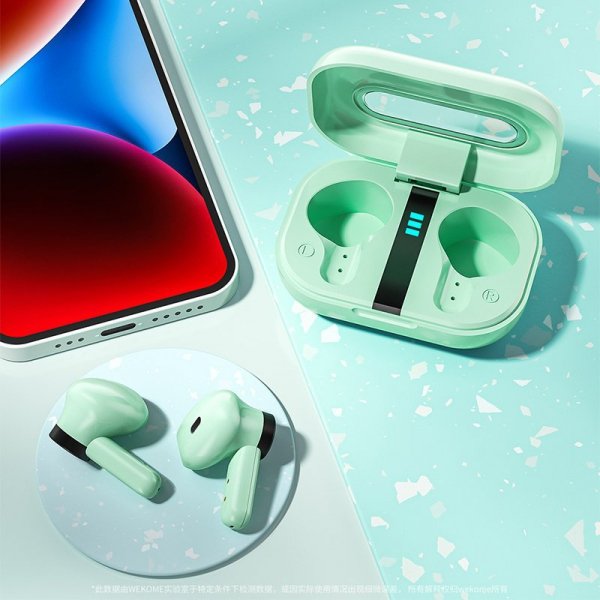 WEKOME VA06 Vanguard Series - Bezprzewodowe słuchawki Bluetooth V5.2 TWS z etui ładującym (Biały)