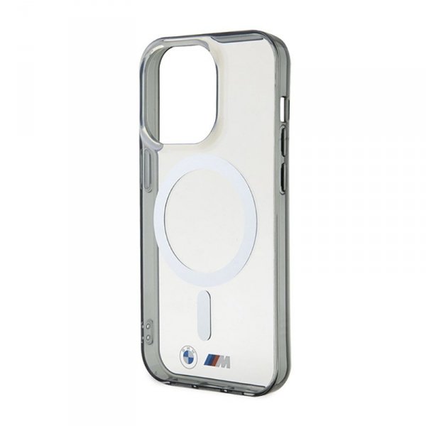 BMW Silver Ring MagSafe - Etui iPhone 14 Pro Max (Przezroczysty)