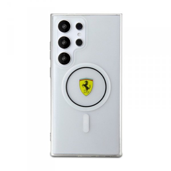 Ferrari IML Transp Inner Circle Line MagSafe - Etui Samsung Galaxy S24 Ultra (przezroczysty)