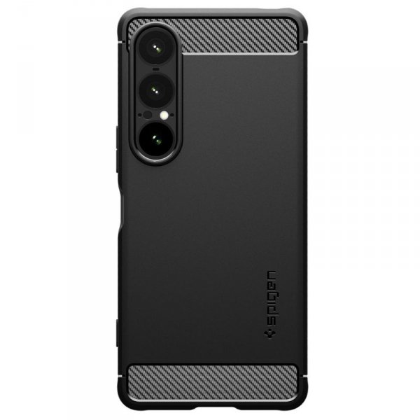 Spigen Rugged Armor - Etui do Sony Xperia 1 VII (Matte Black)