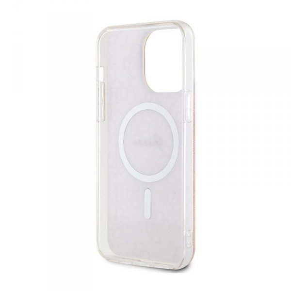 Guess 4G MagSafe - Etui iPhone 14 Pro Max (Różowy)