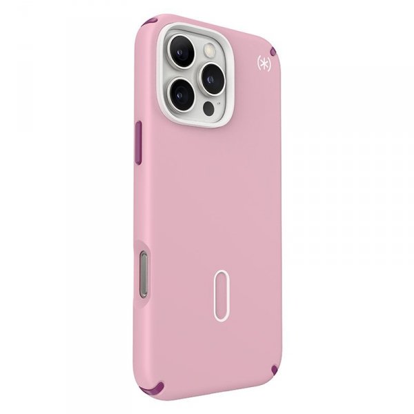 Speck Presidio2 Pro ClickLock & MagSafe - Etui iPhone 16 Pro Max (Wednesday Pink / Boysenberry Purple / White)
