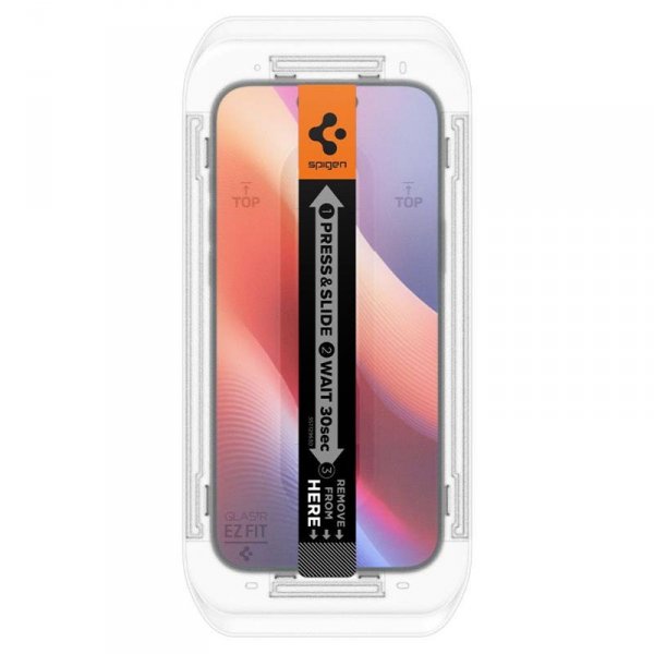 Spigen GLAS.TR EZ FIT 2-Pack - Szkło hartowane do iPhone 16 Pro 2 szt