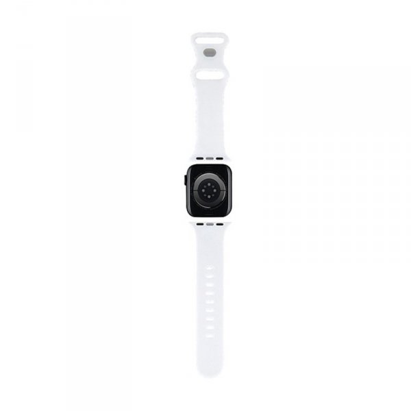 Hello Kitty Silicone Bows & Stripes - Pasek do Apple Watch 38/40/41 mm (czarny)