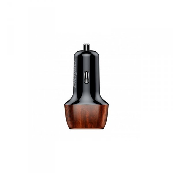 Energizer Ultimate - Ładowarka samochodowa USB-C & USB-A 38W PD + QC3.0 (Walnut)