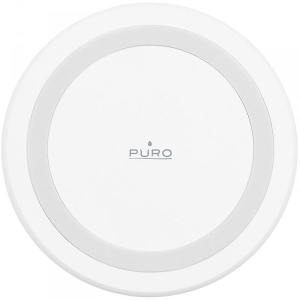 PURO Wireless Charging Station QI - Bezprzewodowa ładowarka indukcyjna Qi (biały)