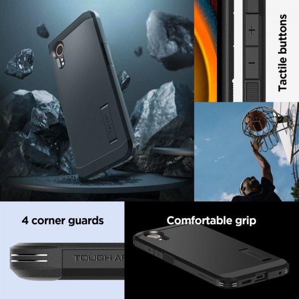 Spigen Tough Armor - Etui do Samsung Galaxy XCover 7 Pro (Black)