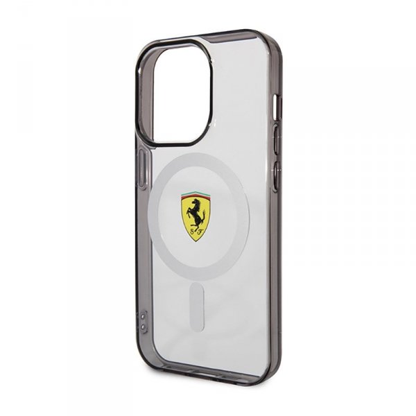 Ferrari Outline Magsafe - Etui iPhone 14 Pro (Przezroczysty)