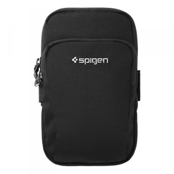 Spigen A702 Dynamic Shield Armband - Etui / Sportowa opaska na ramię na smartfon do 6.9&quot; (Czarny)