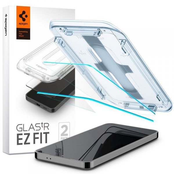 Spigen GLAS.TR EZ FIT 2-Pack - Szkło hartowane do Samsung Galaxy S25+ / S24+ (2 sztuki)
