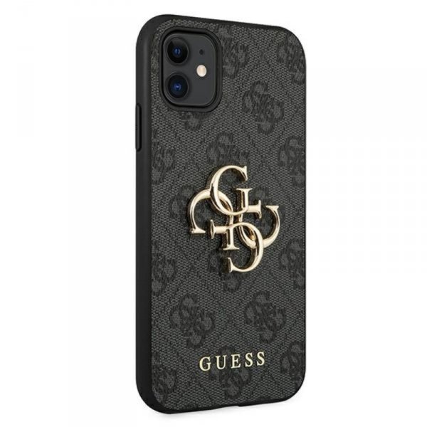 Guess 4G Big Metal Logo - Etui iPhone 11 (szary)