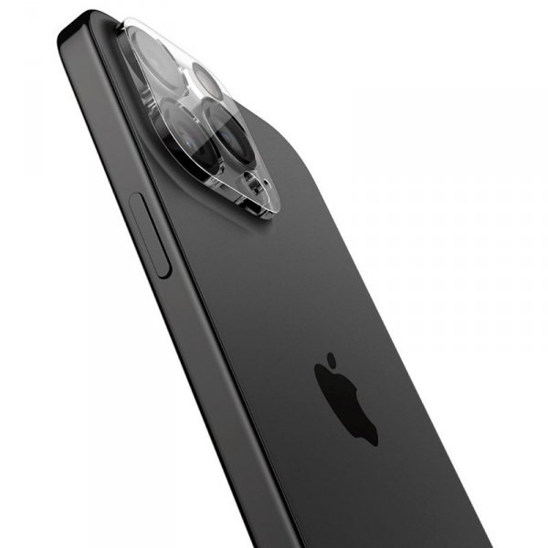 Spigen Optik.TR Camera Protector - Szkło ochronne na obiektyw do iPhone 15 Pro / 15 Pro Max / iPhone 14 Pro / 14 Pro Max (2 szt)