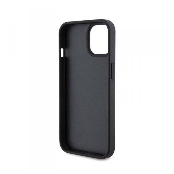 Ferrari Twist Metal Logo - Etui iPhone 15 (czarny)