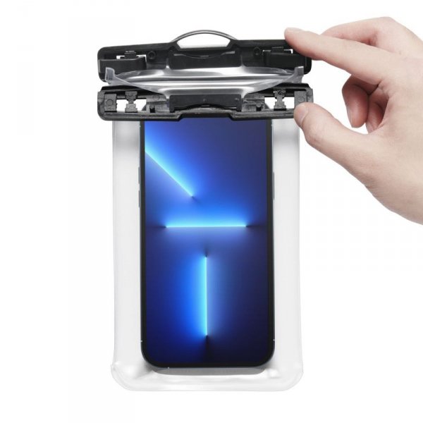 Spigen A601 Universal Waterproof Case - Etui do smartfonów do 6.9&quot; (Przezoczysty)