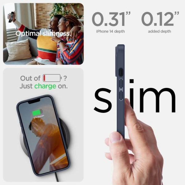 Spigen Ultra Hybrid -  Etui do iPhone 15 Plus / iPhone 14 Plus (Granatowy)