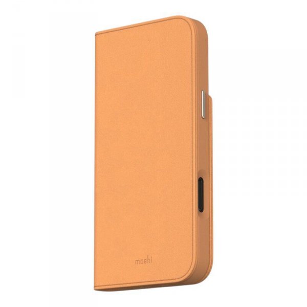 Moshi Overture MagSafe - Skórzane etui 3w1 z klapką iPhone 16 Pro Max (Caramel Brown)