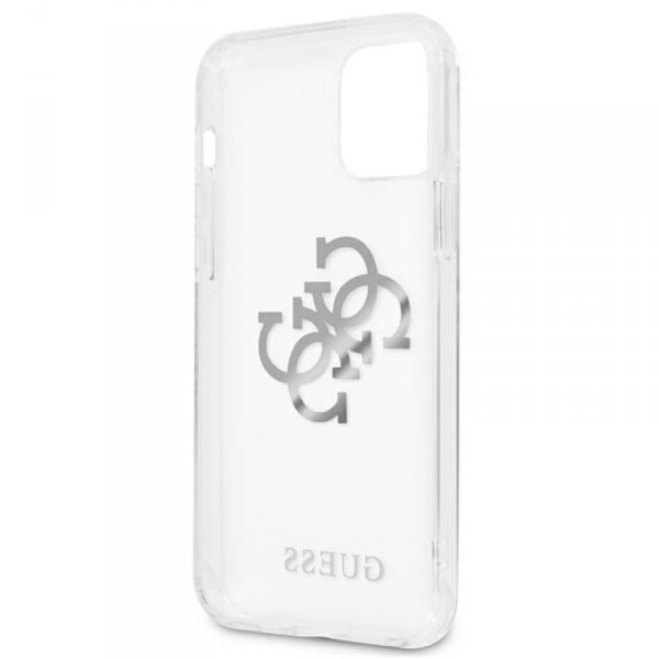 Guess 4G Big Logo Charm - Etui iPhone 12 Pro Max (srebrny charms)
