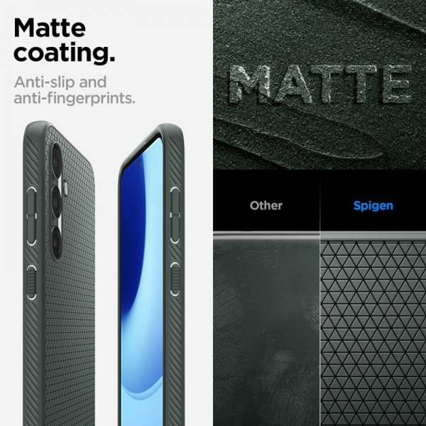 Spigen Liquid Air - Etui do Samsung Galaxy S23 FE (Abyss Green)