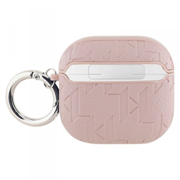 Karl Lagerfeld Monogram Choupette Head - Etui AirPods 4 (różowy)