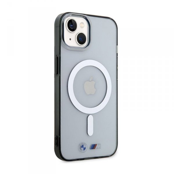 BMW Silver Ring MagSafe - Etui iPhone 14 Plus (Przezroczysty)