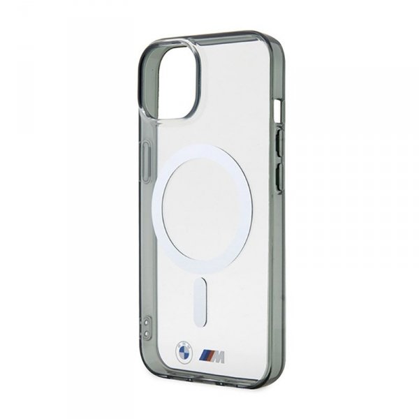 BMW Silver Ring MagSafe - Etui iPhone 14 Plus (Przezroczysty)