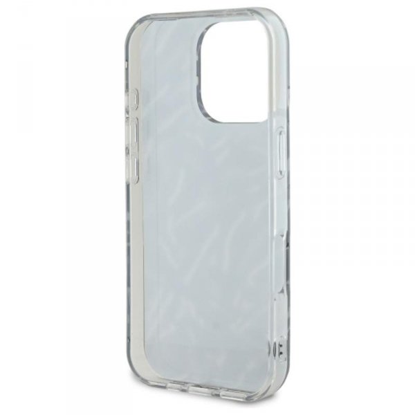 Karl Lagerfeld Zebra With Cord - Etui iPhone 16 Pro (fioletowy)