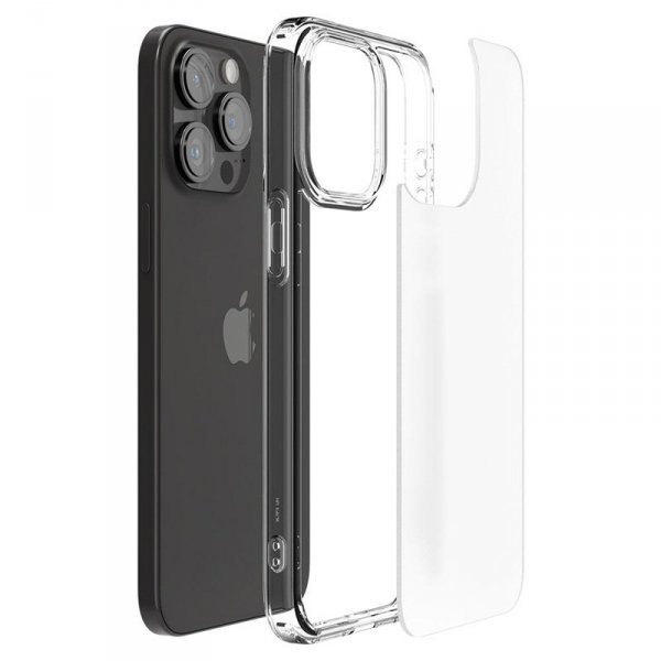 Spigen Ultra Hybrid - Etui do iPhone 15 Pro (Frost Clear)