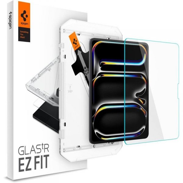 Spigen GLAS.TR EZ FIT - Szkło hartowane do iPad Pro 13&quot; (M4, 2024) (Przezroczysty)