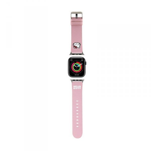 Hello Kitty Strap Kitty Head - Pasek do Apple Watch 38/40/41 mm (różowy)