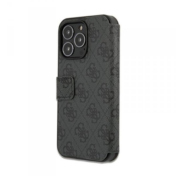 Guess Booktype 4G Big Metal Logo - Etui iPhone 13 Pro Max (szary)