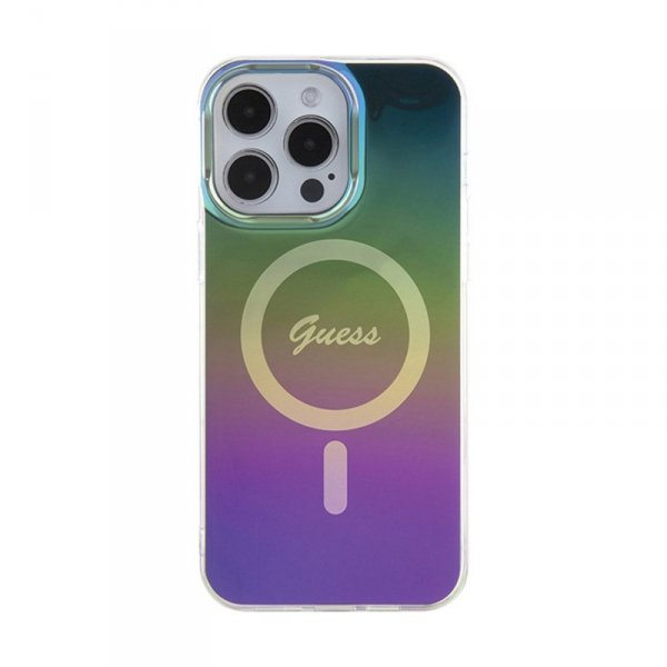 Guess IML Iridescent MagSafe - Etui iPhone 15 Pro Max (kolorowy)
