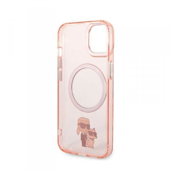 Karl Lagerfeld IML NFT Karl & Choupette MagSafe - Etui iPhone 14 Plus (różowy)