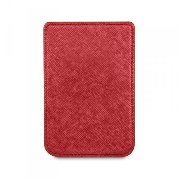 Guess Wallet Card Slot MagSafe Saffiano - Portfel magnetyczny (czerwony)