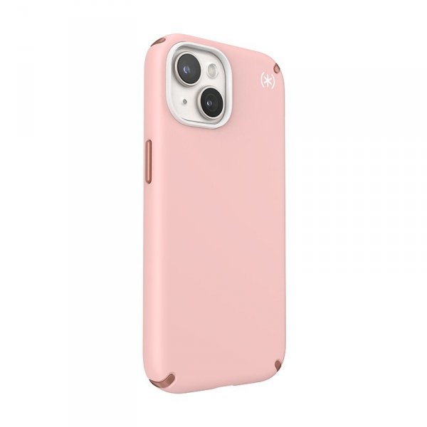 Speck Presidio2 Pro Magsafe - Etui iPhone 16e / iPhone 15 / iPhone 14 / iPhone 13 (Dahlia Pink / Rose Copper / White)