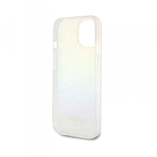 Guess IML Faceted Mirror Disco Iridescent - Etui iPhone 14 (Iridescent)