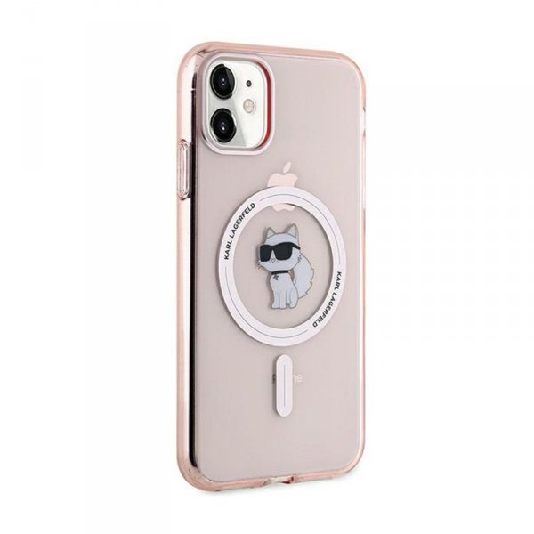 Karl Lagerfeld IML Choupette MagSafe - Etui iPhone 11 (różowy)