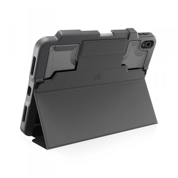 STM Dux Plus - Etui pancerne iPad 11&quot; (2025) / 10.9&quot; (2022) MIL-STD-810G z uchwytem Apple Pencil (Black) wersja EDU/CO