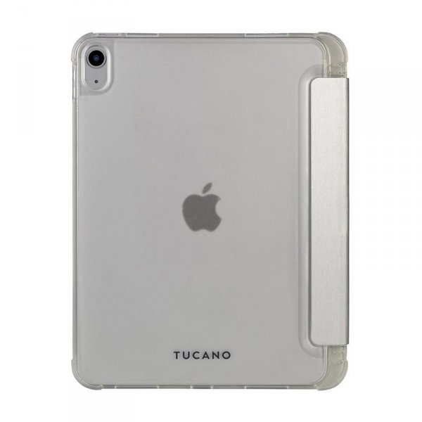 Tucano Satin Case – Etui do iPad 11&quot; (2025) / iPad 10.9&quot; (2022) w/Magnet & Stand up z uchwytem Apple Pencil (srebrny)