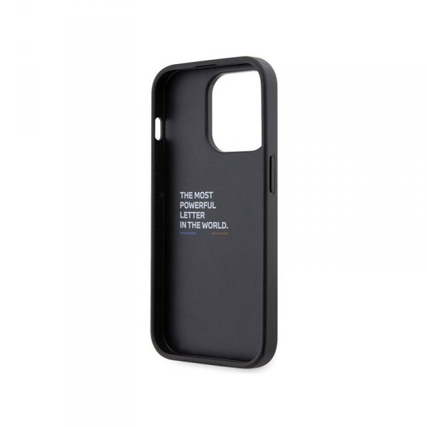 BMW Grip Stand Hot Stamp - Etui iPhone 14 Pro Max (czarny)