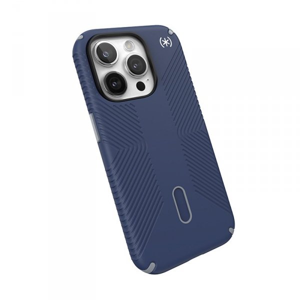 Speck Presidio2 Grip ClickLock & MagSafe - Etui iPhone 15 Pro (Coastal Blue / Dust Grey)