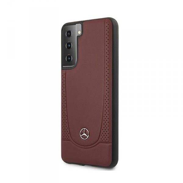 Mercedes Leather Urban Line - Etui Samsung Galaxy S21+ (czerwony)