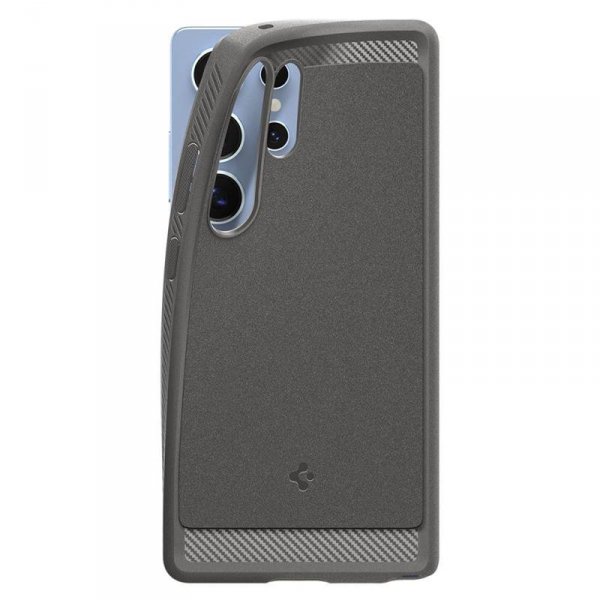 Spigen Rugged Armor Mag MagSafe - Etui do Samsung Galaxy S25 Ultra (Marble Grey)