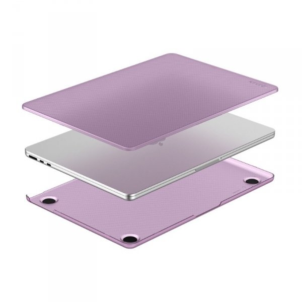 Incase Hardshell Case - Etui MacBook Air 13,6” M4 (2025) / M3 (2024) / M2 (2022) (Dots/Ice Pink)