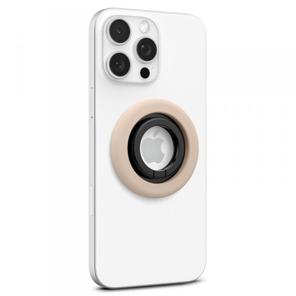 Spigen Nano Pop MagSafe Phone Ring - Magnetyczny uchwyt na palec z funkcją podstawki (Coconut Beige)
