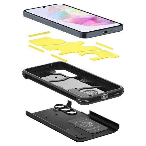 Spigen Tough Armor - Etui do Samsung Galaxy A35 5G (Czarny)