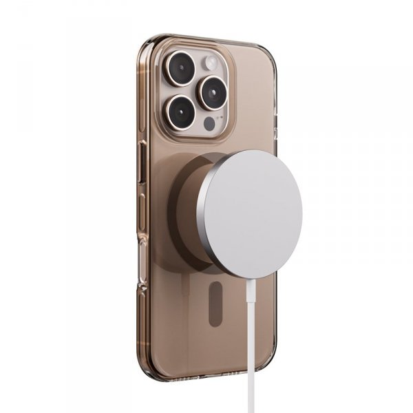 Crong Clear MAG Pro - Etui iPhone 16 Pro Max MagSafe (pustynny)