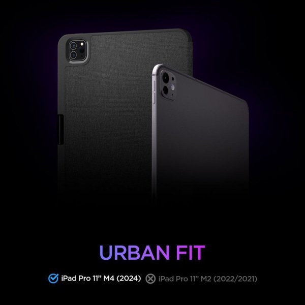 Spigen Urban Fit - Etui do iPad Pro 11&quot; (M4, 2024) (Black)